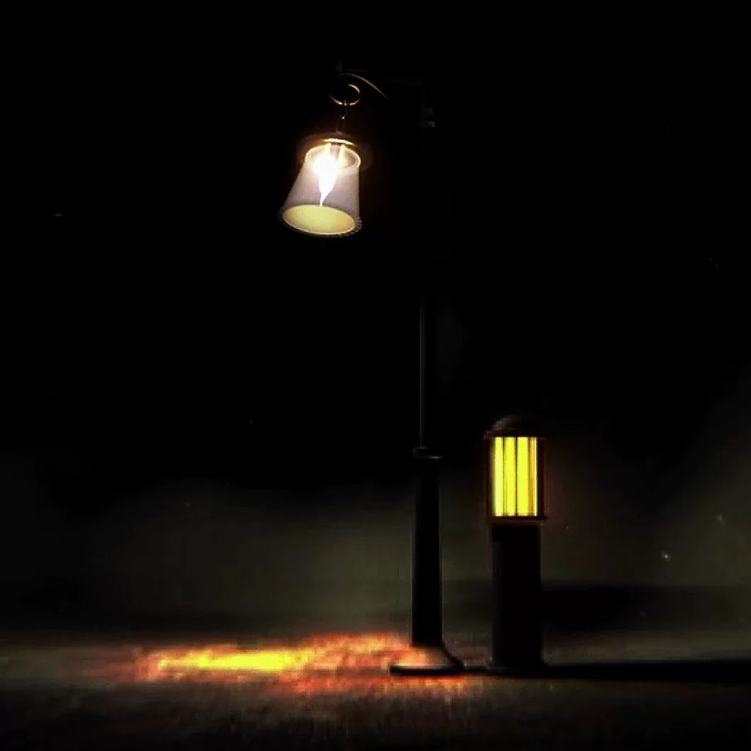 Premium Dreamy Night Street Lamp Visuals: Aesthetic Midnight Atmosphere Background. High-End Livehouse VJ Loop for Lofi, Emotional & Cinematic Stage Performances. 🌙🏮✨🌃🌫️