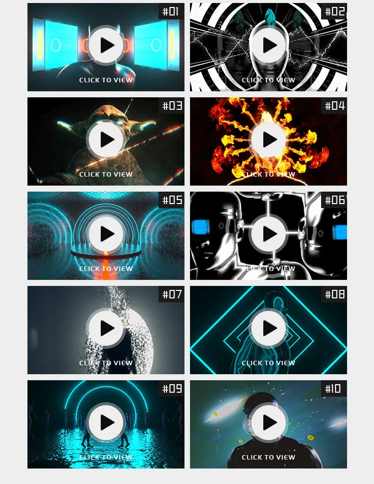Visual Pack 🎬 | 3D Cyberpunk Character Animation | Dynamic LED Screen Background for Nightclub & Bar VJ Video 🤖🎶