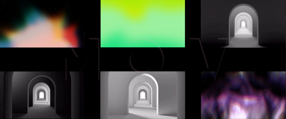 VISUAL | 🎨2 Latest trendy fashion, colorful art design, minimalist 3D geometric shapes, VJ animation video material - MICHIGO STUDIO