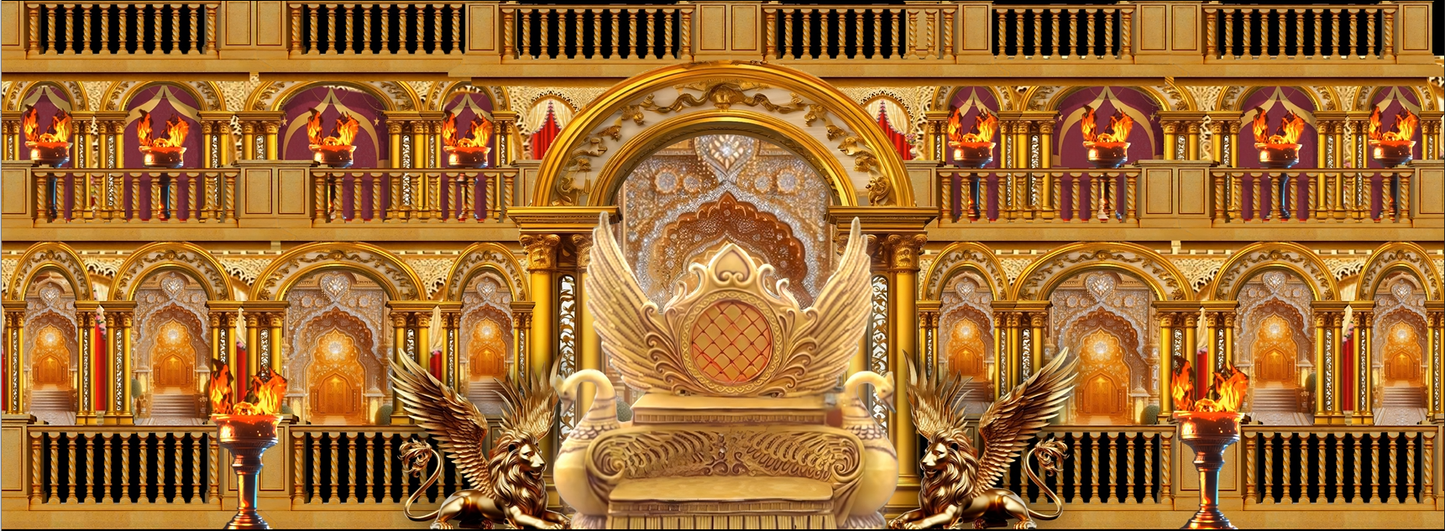 VISUAL | 🏛️ Exotic divine architecture, grand scenes, dance gala, ethnic performances, LED large screen, stage background video - MICHIGO STUDIO