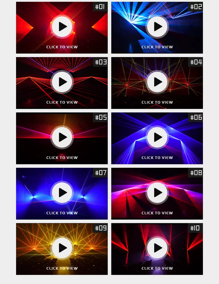Visual Pack 🎬 | Cool Runway Laser & Light Show | LED Screen Projection Background for Bar Video 4K ✨