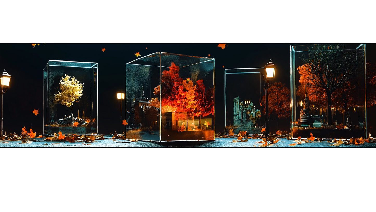 Premium Autumn Street Assets: Cinematic Falling Leaves, Sunset City Scenery & Golden Hour Evening Atmosphere | Aesthetic VJ Loops for Live House & Stage Backgrounds 🍂🌆🎬 Autumn