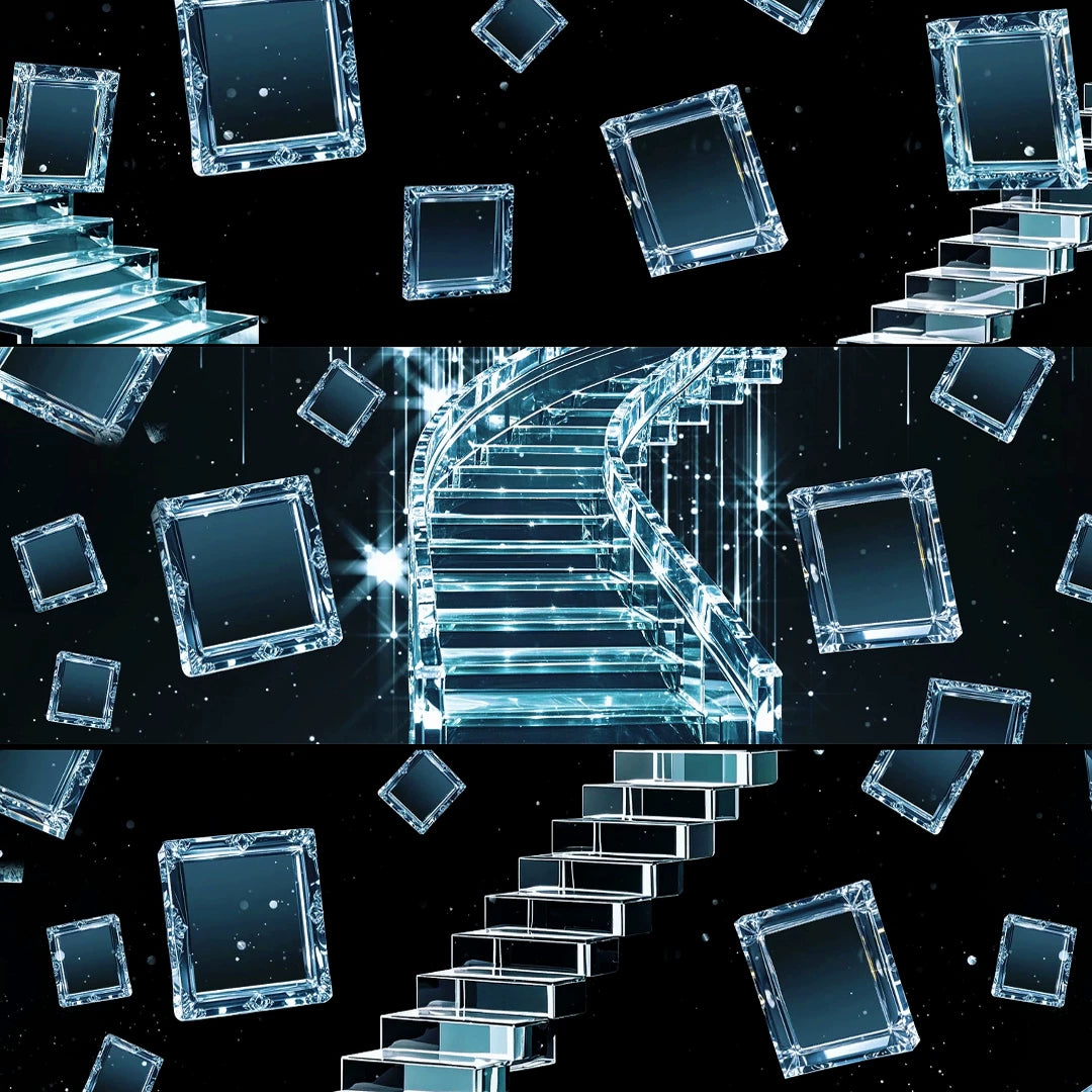 Premium Aesthetic Crystal Visuals: Dreamy Romantic Sparkle Effects. High-End Livehouse Background, Luxury Wedding VJ Loop & Elegant Stage Motion Graphics. 💎✨🌸🌌💍