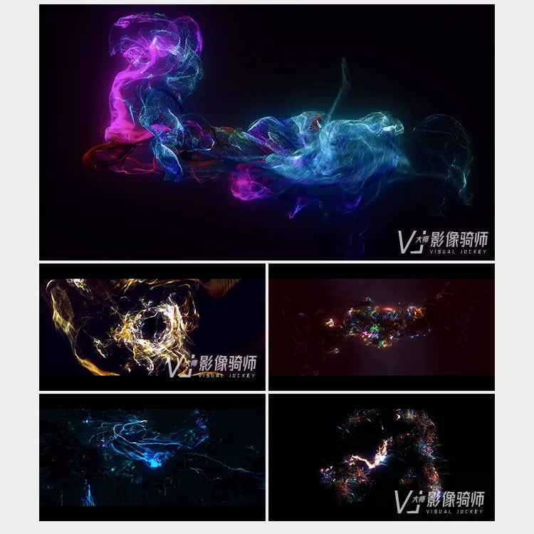Visual Pack 🎬 | 4K VJ Video of Laser Particles, Nebula & Swirl 🌌✨ for Clubs, Bars & LED Stage 🎶