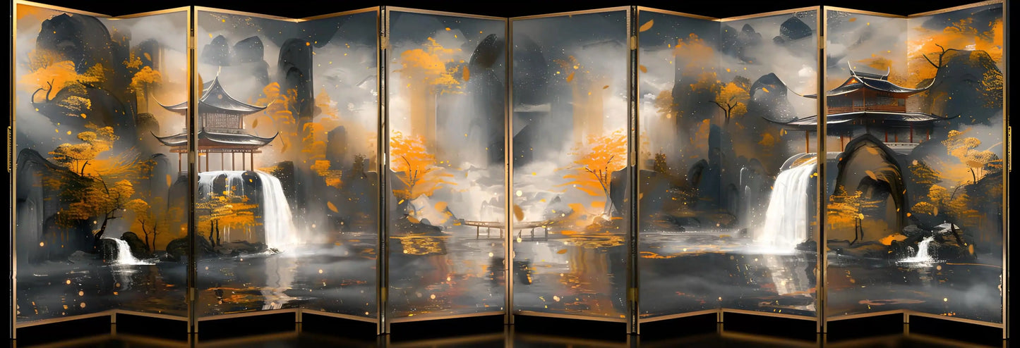 Modern Chinese Ink Landscape & Screen LED Background | Guochao Aesthetic VJ Material | Livehouse Stage Visuals | Professional Dance Room Digital Video Assets 🏯🖌️✨