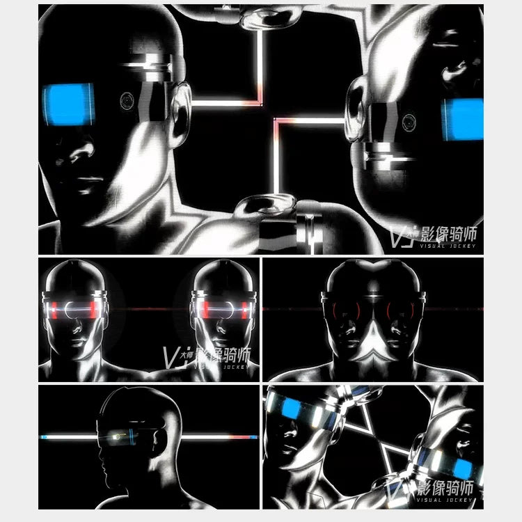 Visual Pack 🎬 | 3D Cyberpunk Character Animation | Dynamic LED Screen Background for Nightclub & Bar VJ Video 🤖🎶