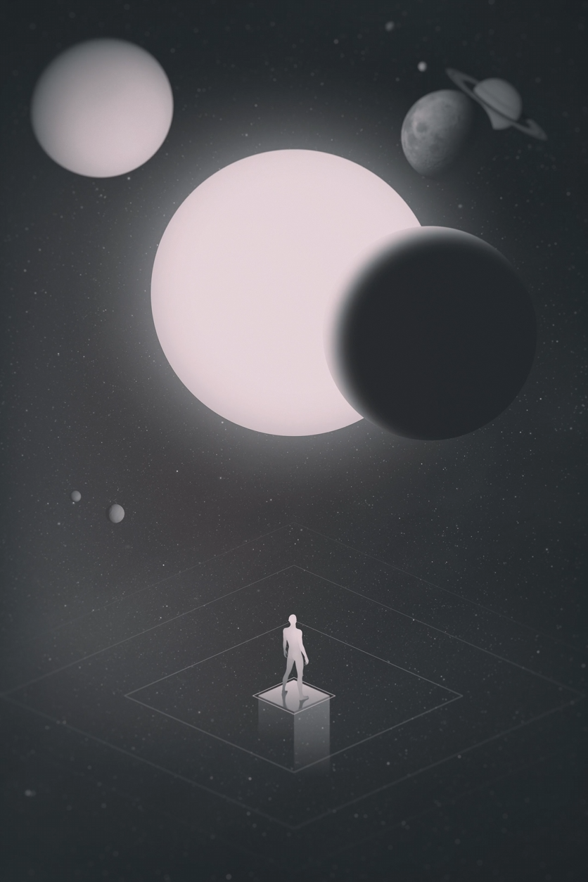 ⚪ Black & White Character Artistic Mood Aerial Romantic Aesthetic Stage Background Bar VJ Video Material - MICHIGO STUDIO