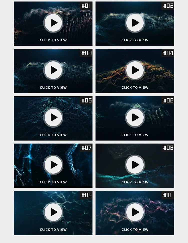 Visual Pack 🎬 | 3D Beautiful Starry Sky, Nebula & Cosmic Particles | Stage Animation Live LED Screen Background VJ Loop 🌌