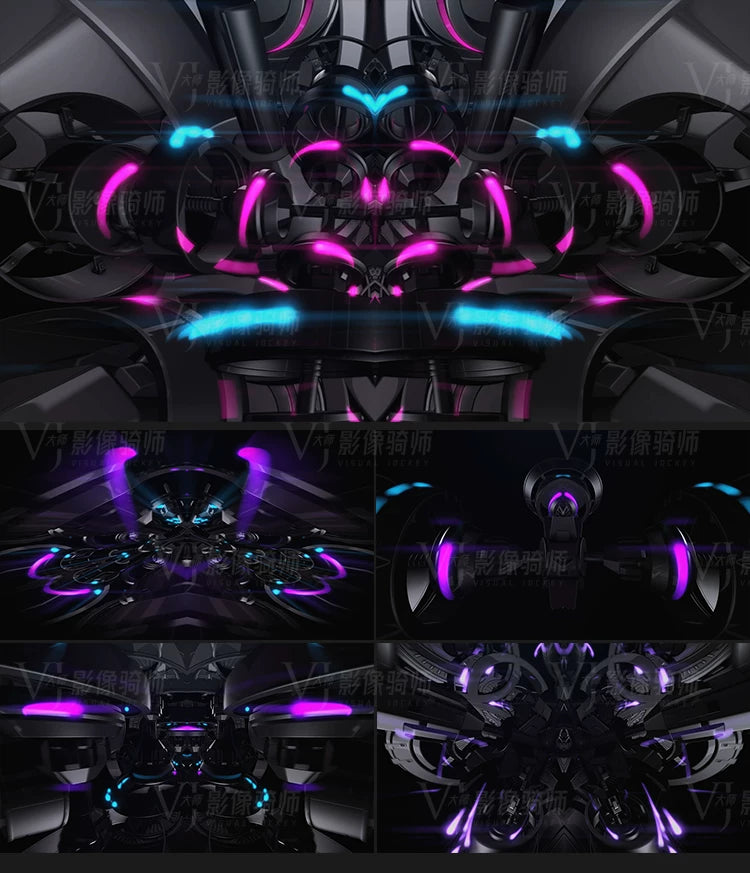 Visual Pack 🎬 | 3D Metallic Motion & Light | Nightclub Bar Stage LED Screen Live VJ Loop Background 4K 🔥