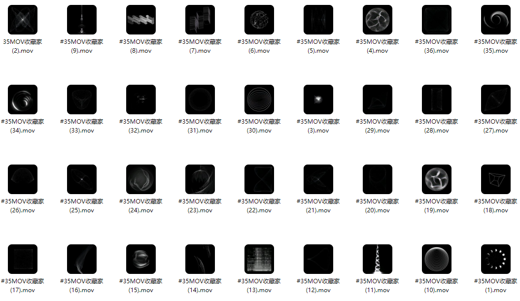 🎨 Dark Art VJ Material Particle Graphics Techno Large Screen Background Video for Bar with Audio-Visual Effects - MICHIGO STUDIO