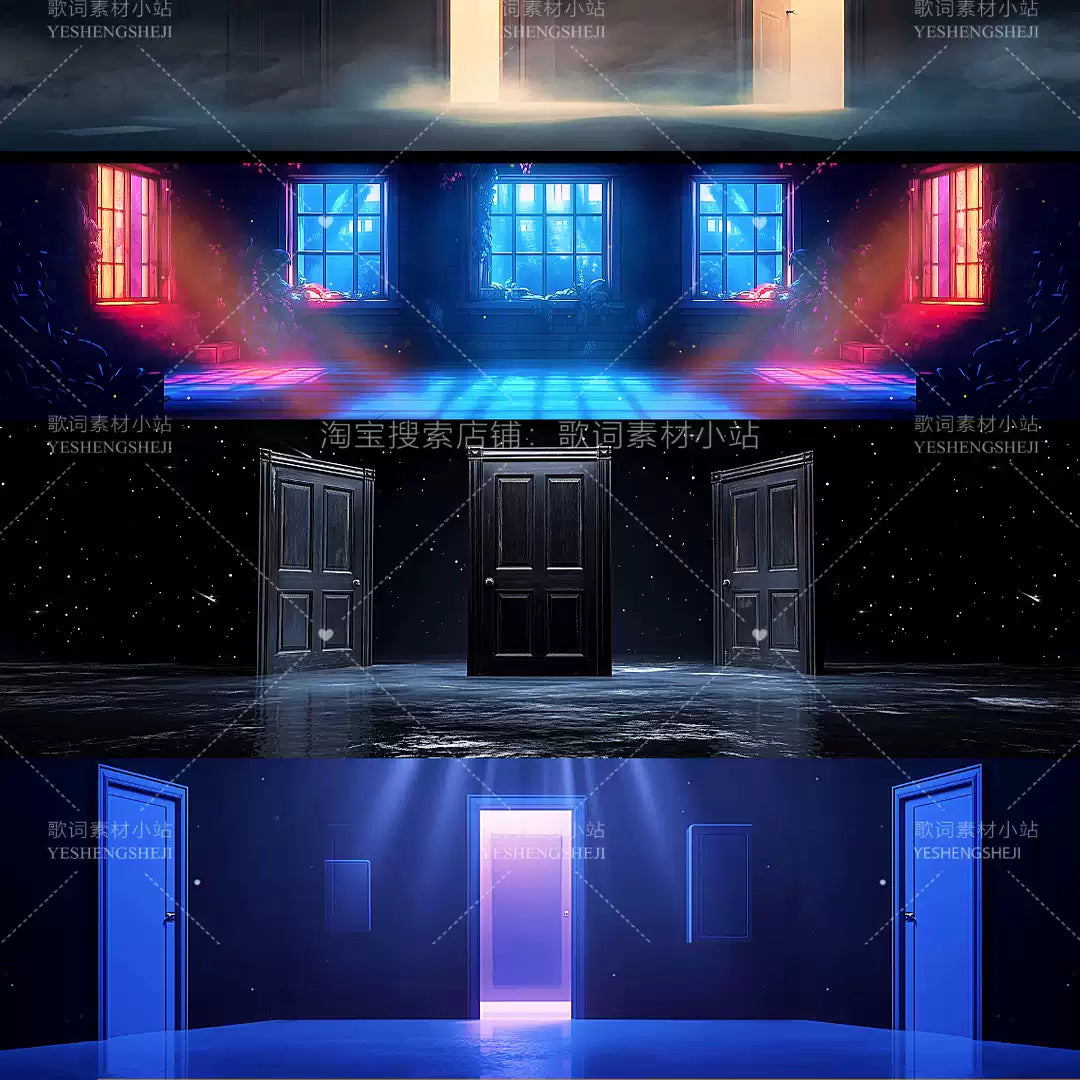 Premium Mystic Portal Visuals: Aesthetic Smoky Window Light & Shadow. High-End Livehouse Background, Cinematic Foggy VJ Loop & Mysterious Doorway LED Asset. 🌫️🚪🪟✨💎