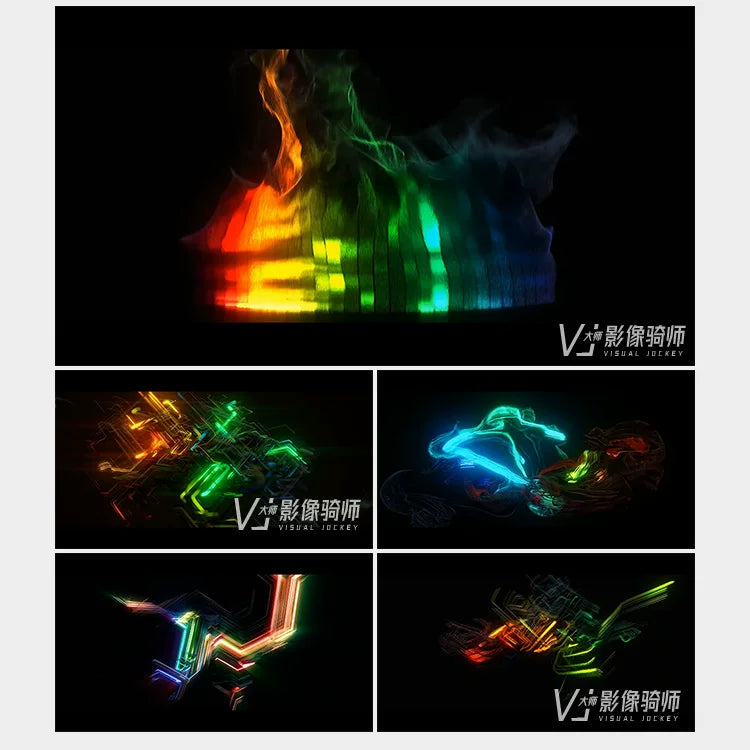 Visual Pack 🎬 | 4K VJ Video of Laser Particles, Nebula & Swirl 🌌✨ for Clubs, Bars & LED Stage 🎶