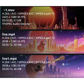 Premium Live House Background: Aesthetic Guitar & Musical Note Particles at Sunset. High-Quality Visuals for Creators & Music Lovers. 🎸✨