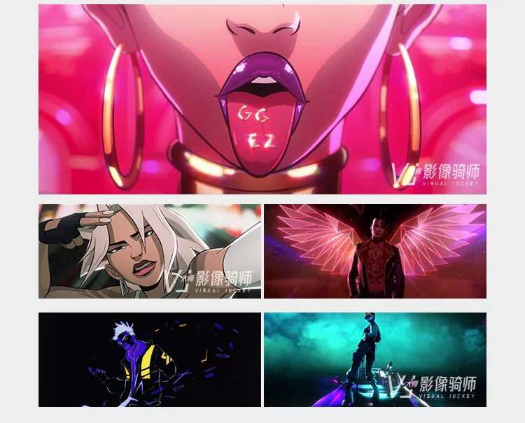 Visual Pack 🎬 | Hip Hop Rap Cartoon Anime Vaporwave | KTV, Bar & Nightclub Live LED VJ Video Background 🎤🎶