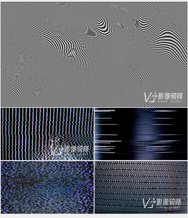Visual Pack 🎬 | Pop Art Dynamic TV Interference Visual | Live LED Background VJ Loop 4K ✨📺🎨