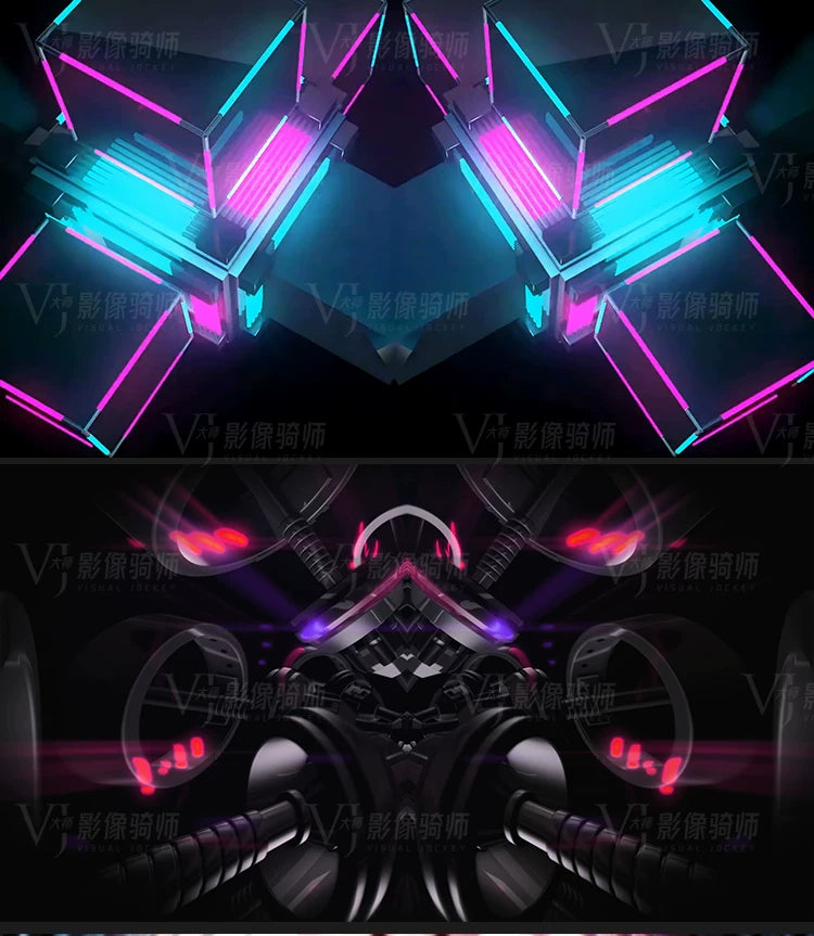 Visual Pack 🎬 | 3D Metallic Motion & Light | Nightclub Bar Stage LED Screen Live VJ Loop Background 4K 🔥