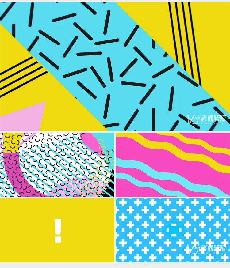 Visual Pack 🎬 | Colorful Cute Cartoon Flash Animation | Dynamic LED Stage Performance Transition VJ Background 🌈