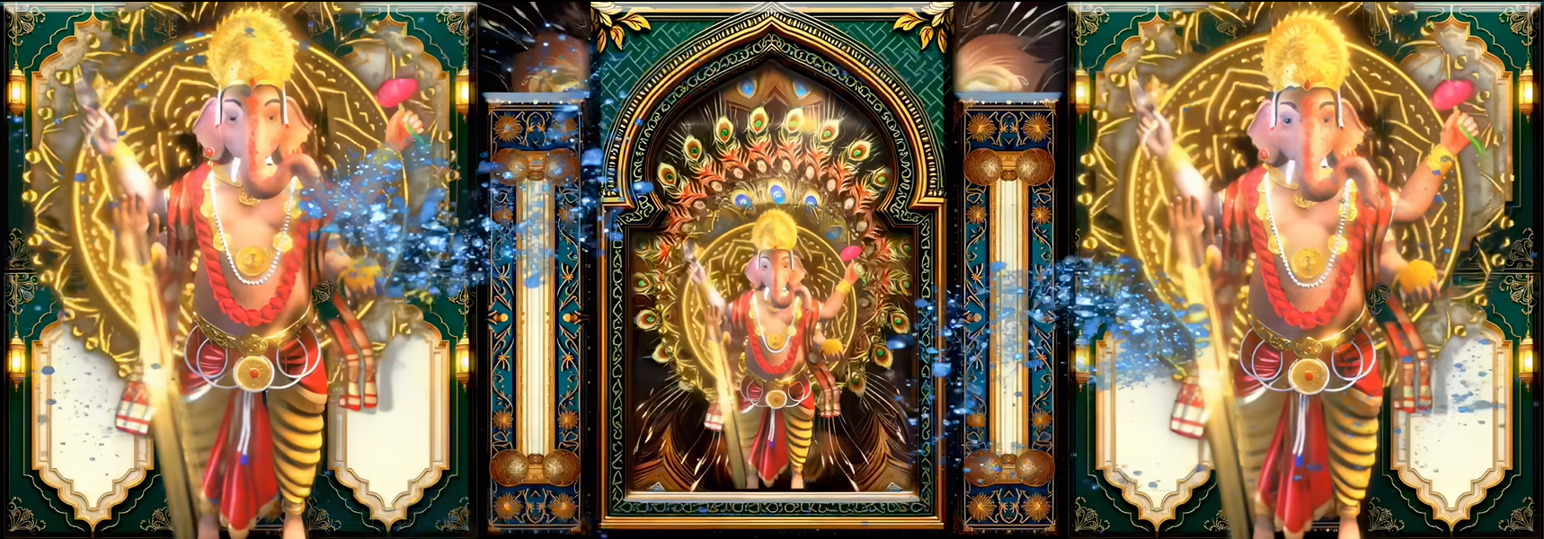 VISUAL | 🏛️ Exotic divine architecture, grand scenes, dance gala, ethnic performances, LED large screen, stage background video - MICHIGO STUDIO