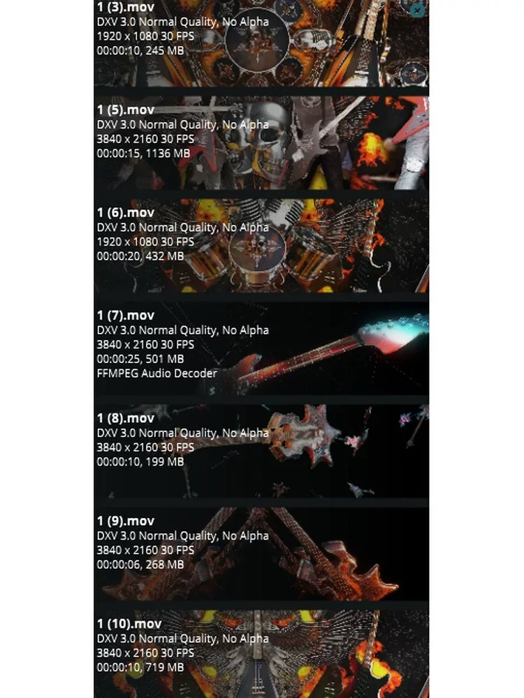 Premium Heavy Metal VJ Loop: Flaming Guitars, Electric Lightning & Tornado FX. High-Impact Background for Rock Concerts, Livehouse & Hardcore Stage LED Walls. 🎸🔥⚡🌪️
