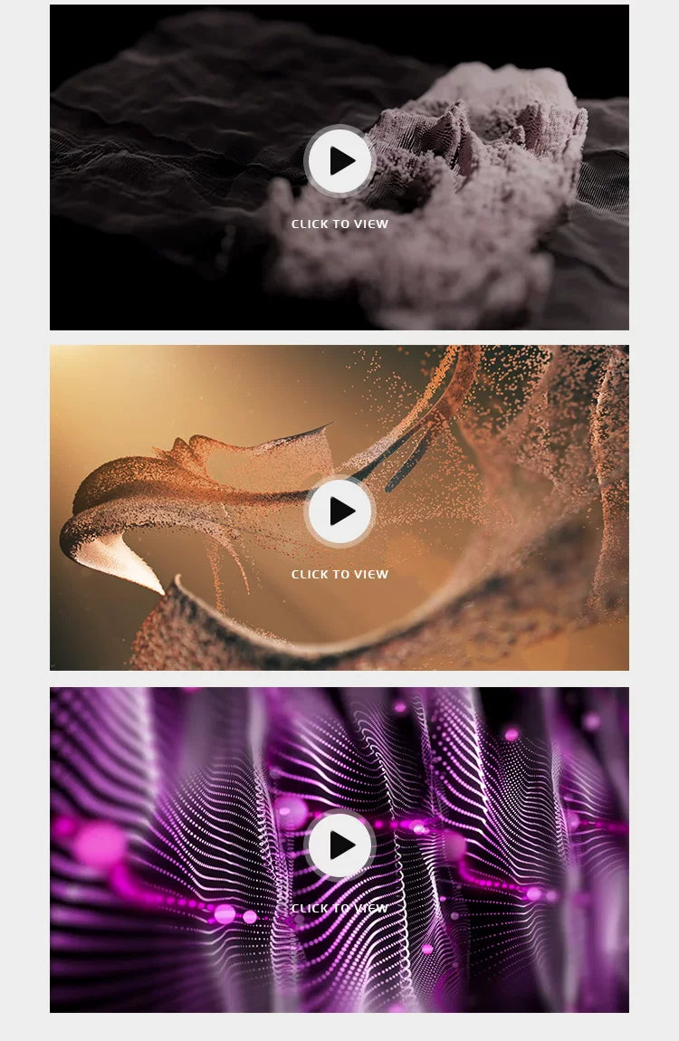 Visual Pack 🎬 | Beautiful Abstract Floating Particles & Lines | Dance Stage LED Screen Background VJ Loop 4K ✨