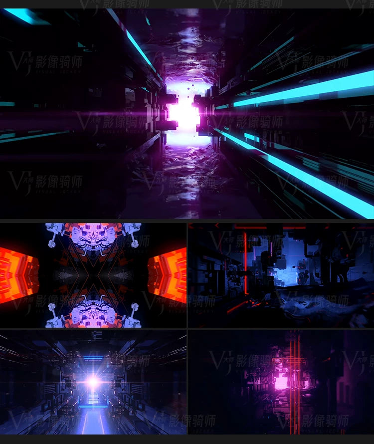Visual Pack 🎬 | 3D Mechanical Motion Dance | DJ Club Stage LED Screen Live VJ Loop Background 4K 🔥🎶✨