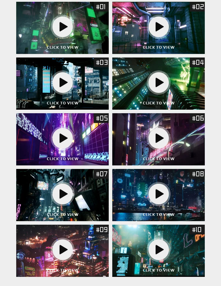 Visual Pack 🎬 | 3D Cyberpunk Futuristic Cityscape | Nightclub Bar Live LED Screen VJ Background Video 4K 🌃🎶🔥