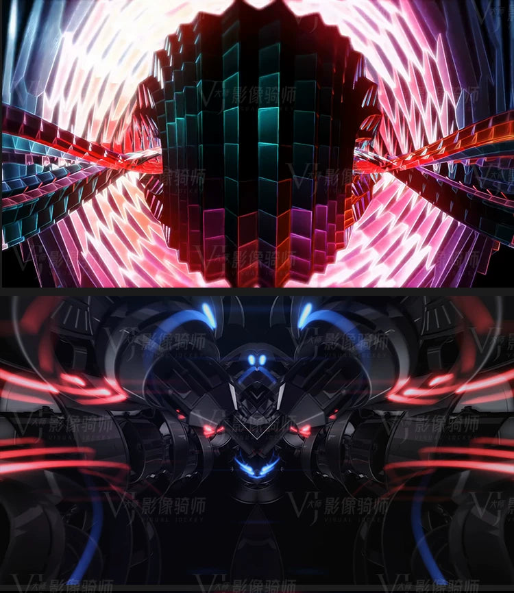 Visual Pack 🎬 | 3D Metallic Motion & Light | Nightclub Bar Stage LED Screen Live VJ Loop Background 4K 🔥