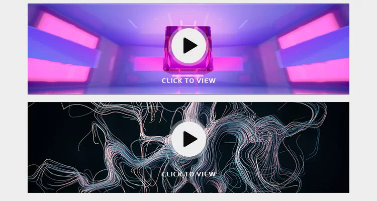 Visual Pack 🎬 | Widescreen Cartoon Crystal Abstract Lines | Live Stage Performance LED Screen VJ Background for Bar & Video Lounge ✨