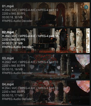Fantasy Baroque Gothic Architecture VJ Visuals 🏰 European Style Piano Scene | High-End LED Video for Live Streaming, Stage Performance & Classical Events 🎹✨