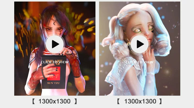Visual Pack 🎬 | 3D Cute Anime Girl Vertical MAD Edit | VJ Short CG Animation LED Screen Background 🎀✨