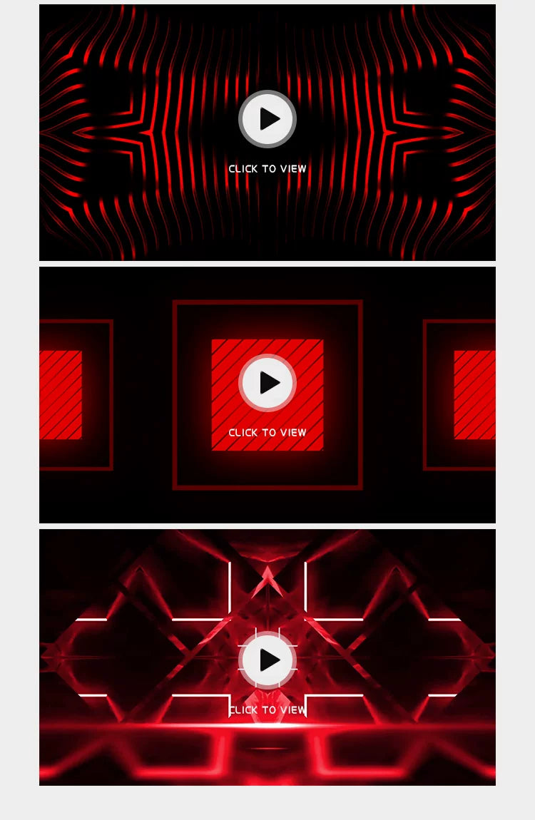Visual Pack 🎬 | Dynamic Red Geometric Glowing Lines Visual | LED Bar KTV Performance Stage VJ Loop ✨🔴🎶