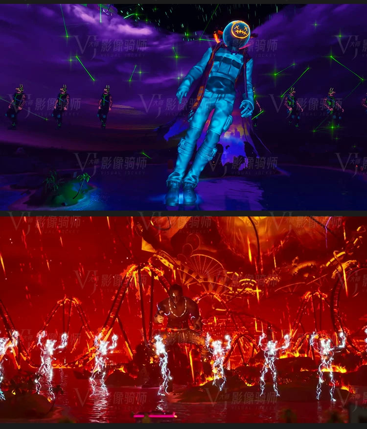 Visual Pack 🎬 | 3D Hip Hop Rap | VJ Loop LED Screen for Club, Bar & DJ MV Background 4K 🔥