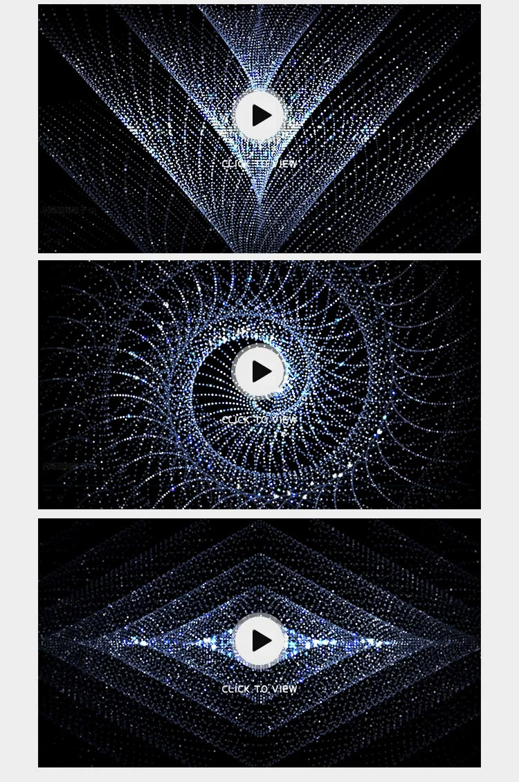 Visual Pack 🎬 | Romantic Sparkling Particles | Diamond Wedding Stage LED Screen Background VJ Loop 💍
