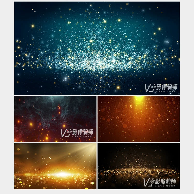 Visual Pack 🎬 | Dreamy Particle Rain & Starry Sky Background | Bar Stage Live LED Screen VJ Loop 4K ✨🌌💃🎶