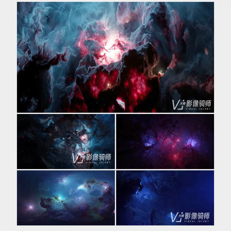 Visual Pack 🎬 | Elegant Dreamy 3D Space Cosmos & Nebula | Live Stage LED Screen Video Background 4K 🌌✨