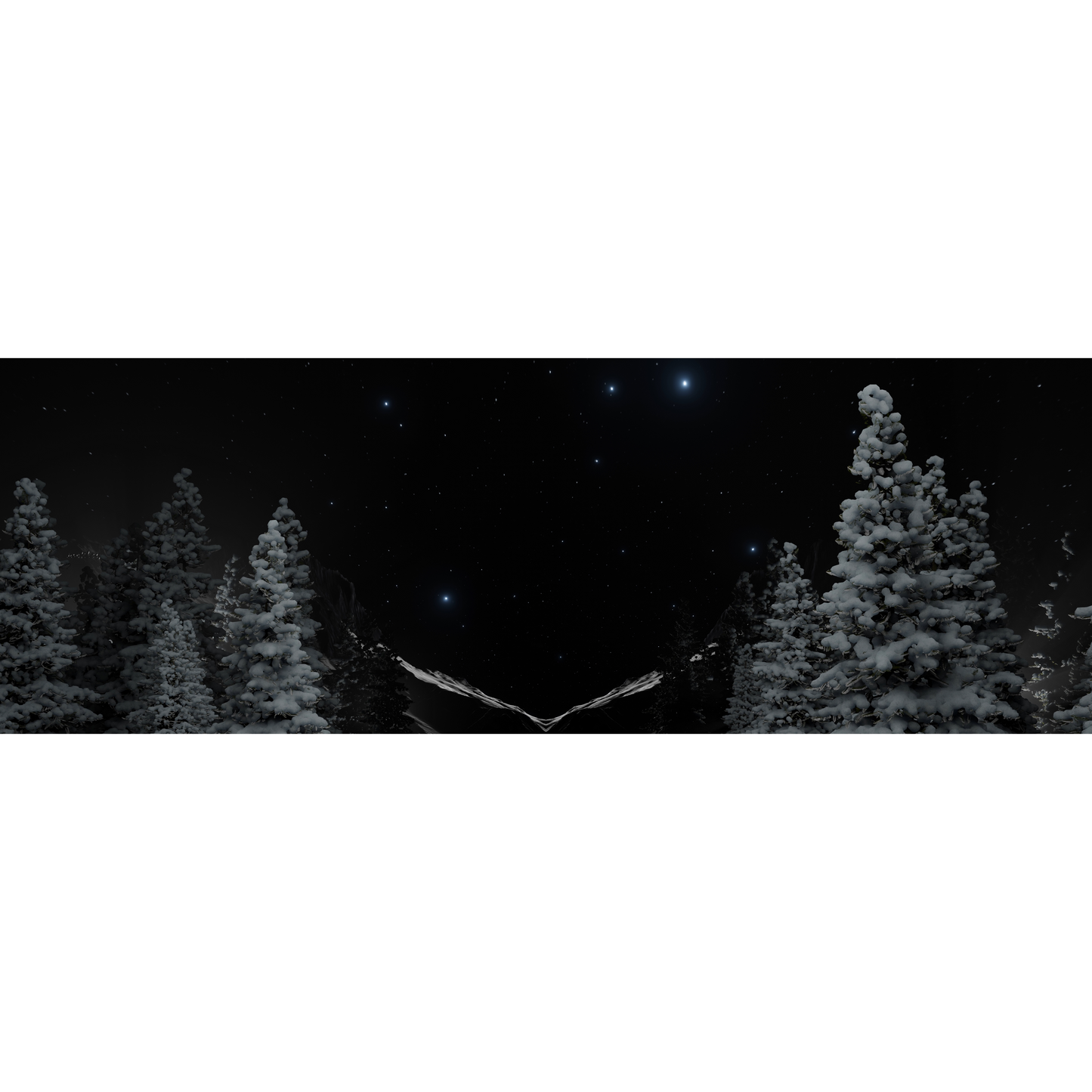 Premium Winter Night Scene: Lonely Cabin, Streetlight & Falling Snow Background. Cinematic VJ Loop for Livehouse & Moody Storytelling LED Displays. ❄️🌌🏠🔦
