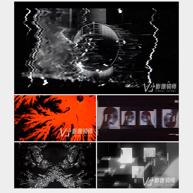 Visual Pack 🎬 | Dynamic Twisted Abstract Noise Wave Visual | LED Bar KTV Nightclub Dance VJ Loop ✨🌀💃