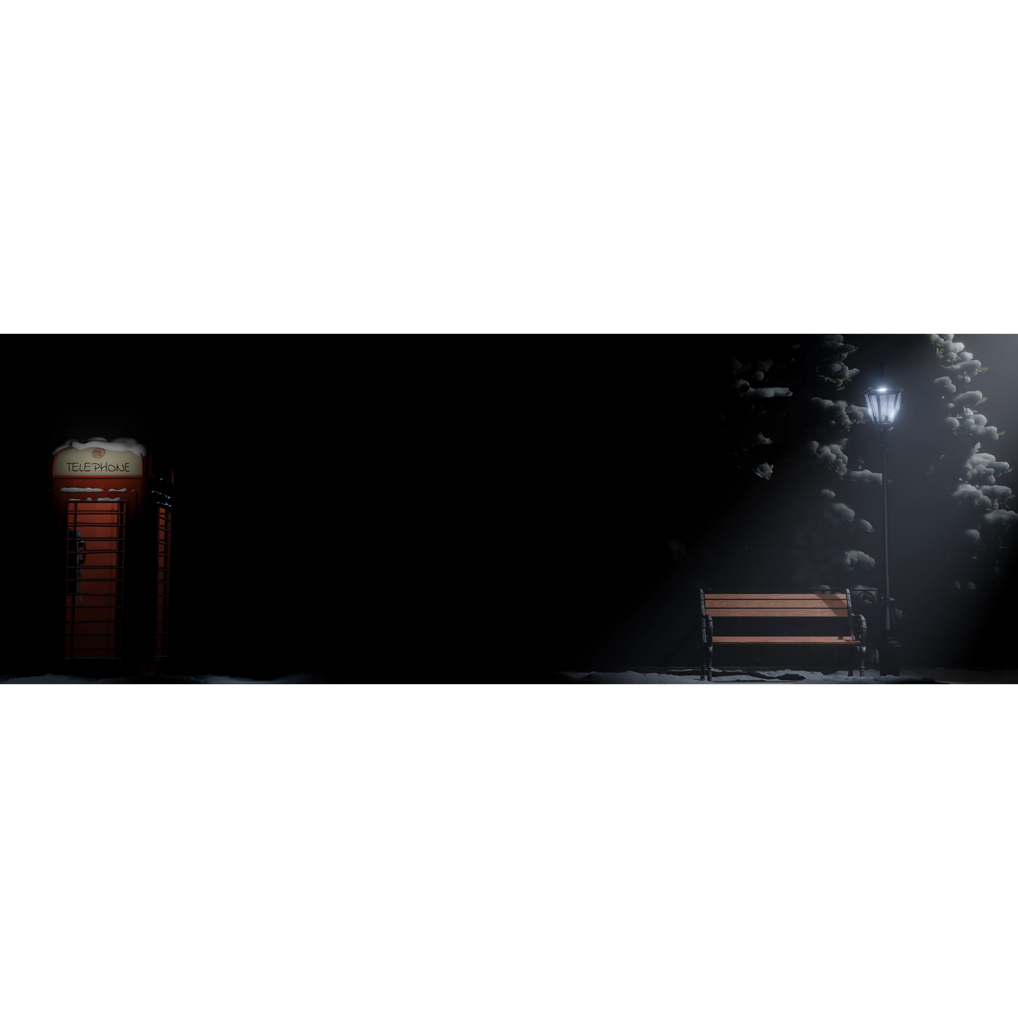 Premium Winter Night Scene: Lonely Cabin, Streetlight & Falling Snow Background. Cinematic VJ Loop for Livehouse & Moody Storytelling LED Displays. ❄️🌌🏠🔦