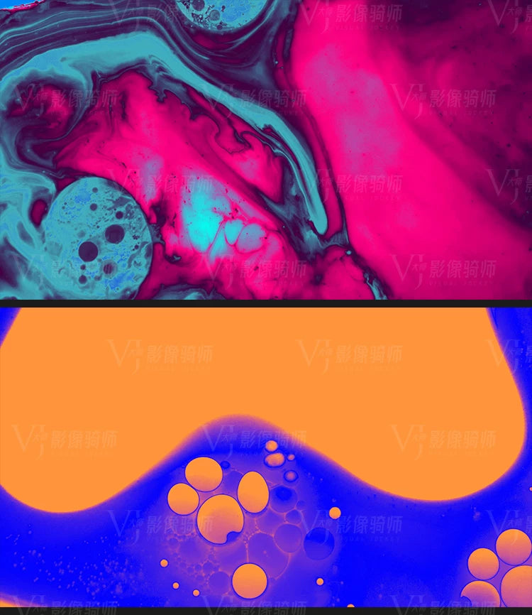 Visual Pack 🎬 | Colorful Liquid Acid Visual Art | VJ Loop LED Screen KTV Club DJ 4K ✨🔥
