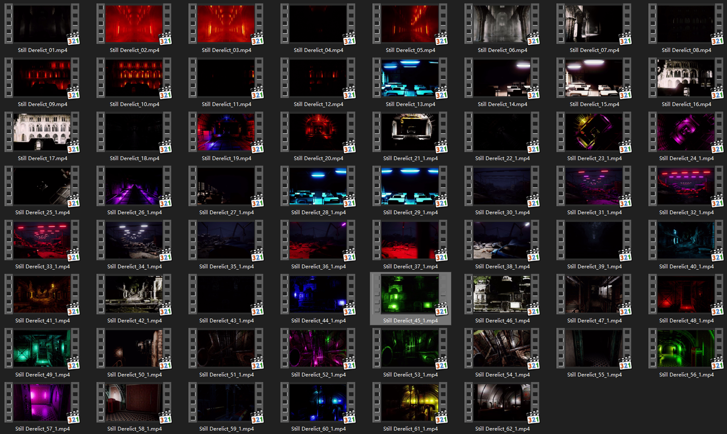 VISUAL | 🏭 Resolume official visuals, industrial animation, rhythmic scenes, neon lighting, 3D effects, large-screen VJ material - MICHIGO STUDIO