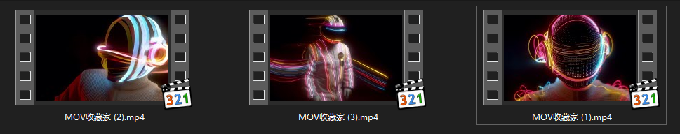 VISUAL | 🌈 Cartoon BOUNCE neon characters, colorful lines, swinging stage performance, VJ video background - MICHIGO STUDIO
