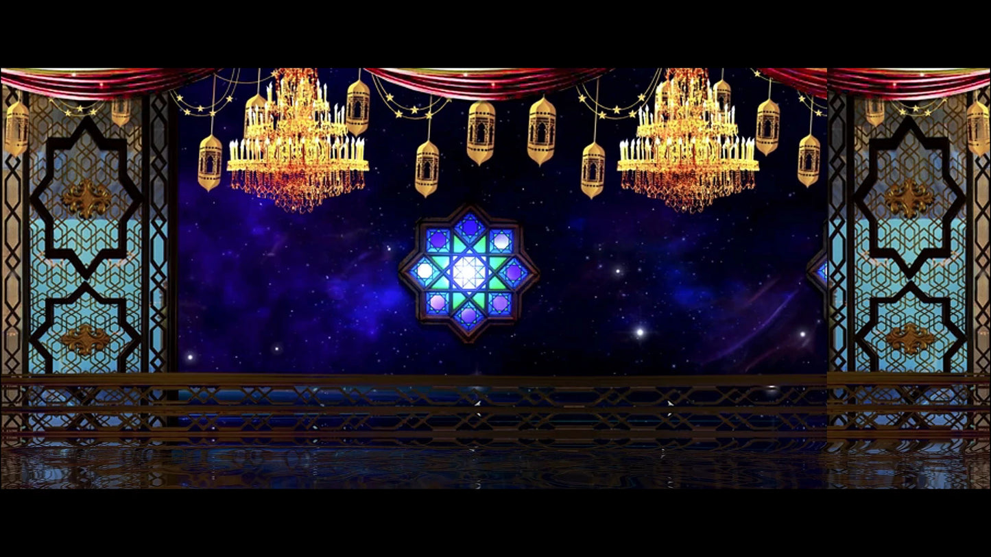 Premium Luxury Nature Frame Visuals: Aesthetic Trees & Reflective Water Surface. High-End Livehouse Background, Gala Event VJ Loop & Cinematic Stage Scene Assets. 🖼️🌳🌊✨💎