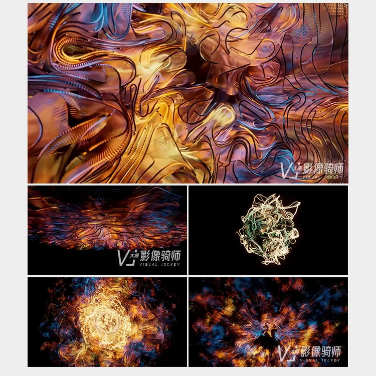 Visual Pack 🎬 | Abstract Particle Flower Bloom Visual | LED Stage Background VJ Loop ✨🌸