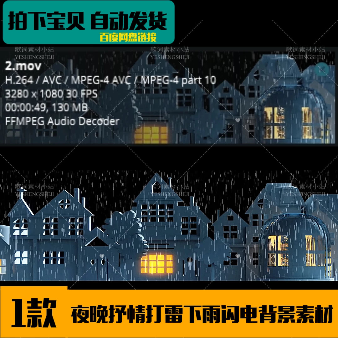 Premium Midnight Rain Visuals: Aesthetic Thunderstorm & Lyrical Night Scene. High-End Livehouse Background, Cinematic Rainy VJ Loop & Emotional Stage Atmosphere. 🌧️⚡🌃🎞️🖤