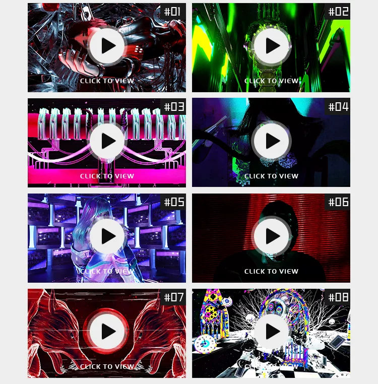 Visual Pack 🎬 | Dark Halloween Skull Rock Band | Vampire Bar LED Screen VJ Video Background 🖤💀🦇