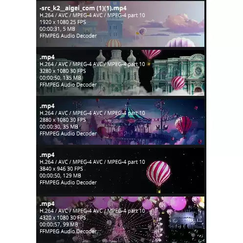 Premium Pink Balloons Visuals: Aesthetic Dreamy Castle, Ferris Wheel & Amusement Park. High-End Livehouse VJ Loop, Cute Animated Stage Background & LED Art Asset. 🎈🌸🎡🏰✨💖💎