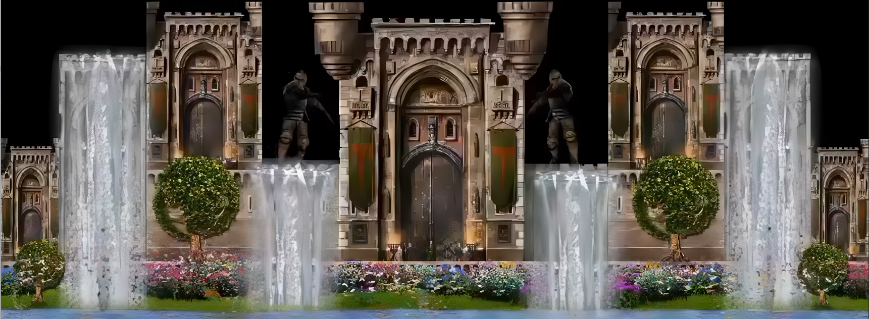 VISUAL | 🏛️ Exotic divine architecture, grand scenes, dance gala, ethnic performances, LED large screen, stage background video - MICHIGO STUDIO