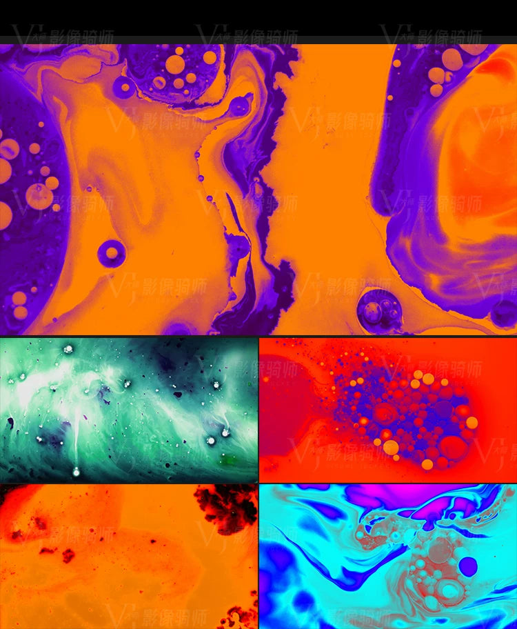 Visual Pack 🎬 | Colorful Liquid Acid Visual Art | VJ Loop LED Screen KTV Club DJ 4K ✨🔥