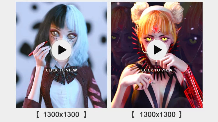 Visual Pack 🎬 | 3D Cute Anime Girl Vertical MAD Edit | VJ Short CG Animation LED Screen Background 🎀✨