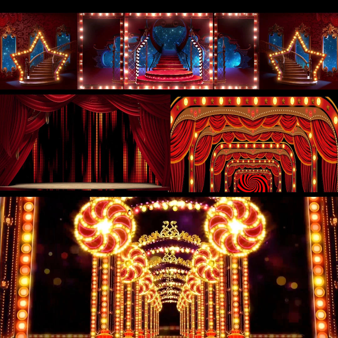 Retro Hong Kong City VJ Visuals 🏮 Neon Disco Broadway Style | Dynamic Fashion Nostalgia Stage Background | High-Quality LED Video for Disco & Live Performance 🕺✨